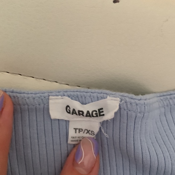 Garage blue tube top - Picture 3 of 3